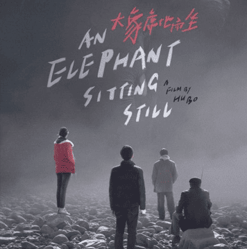 An Elephant Sitting Still